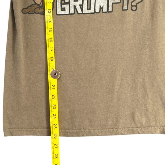 Wonderful World Of Disney Brown‎ Grumpy Graphic Print Short Sleeve T-Shirt Small - Picture 6 of 7